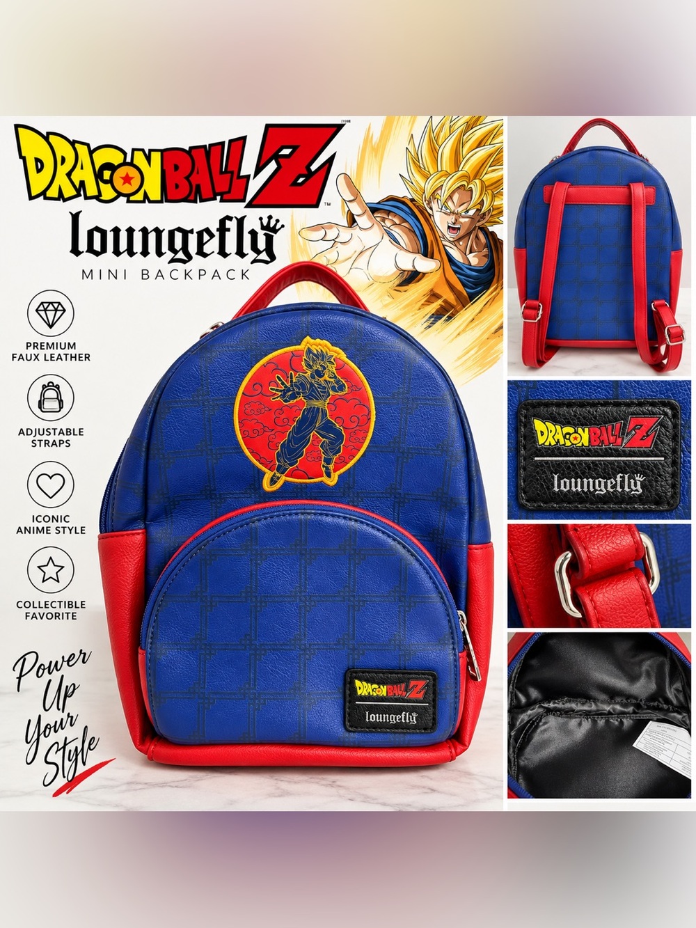 Loungefly Dragon Ball Z Super Saiyan Goku Mini Backpack